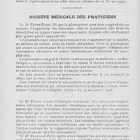 0413 - Page 412 - Sociétés scientifiques. Société de stomatologie de Paris / Société médicale des praticiens