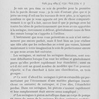 0591 - Page 590 - Travaux originaux. Seringue dentaire et médicale à ampoule auto-injectable par R. Cournand
