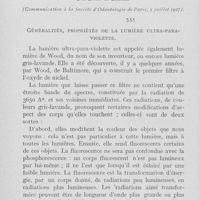 0711 - Page 704 - Travaux originaux. La lumière ultra para-violette dans la diagnose des lesions buccales et dentaires par Louis-C. Barail