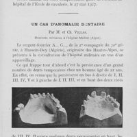 0806 - Page 797 - Faits cliniques. Un cas d’anomalie dentaire par M. Et ch. Villas