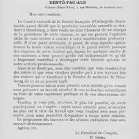 0824 - Page 815 - Réunions et congrès. Société française d'orthopédie dento-faciale
