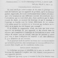 0151 - Page 142 - Travaux originaux. Technique pratique pour la. Mise en moufle et le bourrage des appareils en vulcanite par P. Gentilhomme