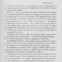 0156 - Page 147 - Travaux originaux. A propos d'un cas d'ingression d'une incisive par R. Morin