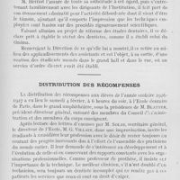 0198 - Page 189 - École dentaire de Paris. Visite ministérielle à l'école dentaire de Paris / Distribution des récompenses