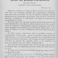 0557 - Page 536 - Semaine odontologique. Appareil pour la coulée automatique des socles des modèles d'orthodontie par Ch. Tacail