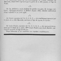 0594 - Page 451 - Nécrologie. Janine / M. Georges Jollibois / Marcelle / Mme veuve poulet (Née Claire Barlier)