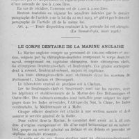 0717 - Page 574 - Chronique professionnelle. Le corps dentaire de la marine anglaise
