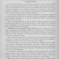 0761 - Page 618 - Revue analytique. Pollosson et Dechaume. — La syphilis du maxillaire inférieur / Siauve-Evausy. — Mélange balsamique pour l'anesthésie générale « le balso forme »