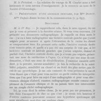 0819 - Page 676 - Sociétés scientifiques. Société d'odontologie de Paris. Séance du 3 juillet 1928. Compte rendu d'un voyage en Europe centrale. Visite d'une clinique dentaire d'université a Vienne, par M. Charlet / Présentation d'une anomalie dentaire, par Mlle Dupuis