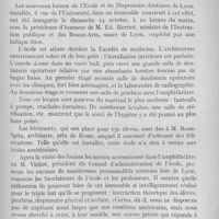 0852 - Page 709 - Chronique professionnelle. Inauguration de la nouvelle école dentaire de Lyon