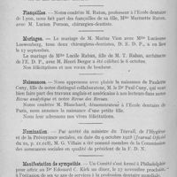 0859 - Page 716 - Nouvelles. Délégation belge de l'a. F. A. S / Fiançailles / Mariages / Naissances / Nomination / Manifestation de sympathie