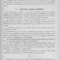 0902 - Page 759 - Réunions et congrès. Association française pour l'avancement des sciences. Congrès de la rochelle (23-29 juillet 1928). Élections diverses. Dr C. Dethès — Technique rationnelle de la dent à pivot / Assemblée générale de l'a. F. A. S / Réceptions, banquet, excursions