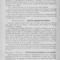 0905 - Page 762 - Bibliographie. Dr G. C. Lebedinsky. — Contribution à l'étude des adénites géniennes aiguës et chroniques d'origine alvéolo-dentaire / Dr Bouland et Lucien Lebourg. — Les études dentaires en France / Heinrich Fabian. — Spezielle anatomie des gabisses / Brugirard et Beyssac. — Vade-mecum de l'étudiant en art dentaire
