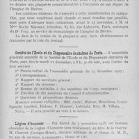 0920 - Page 777 - Nouvelles. Manifestation de sympathie / Société de l'école et du dispensaire dentaires de Paris / Légion d'honneur / Au parlement