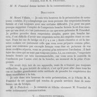 0954 - Page 811 - Sociétés scientifiques. Société d'odontologie de Paris. Séance du 6 novembre 1928. Une observation de lésion tuberculeuse du maxillaire inférieur (Présentation de malade), par M. Pierre Pillière de Tanouarn / Un porte-empreinte pour frise d'empreinte en bouche fermée, par M. R. Fraenkel / Questions diverses