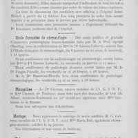 0068 - Page 67 - Nouvelles. A l'hôpital Saint-Michel / Ecole française de stomatologie / Fiançailles / Mariage / Naissances