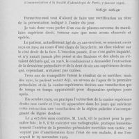 0077 - Page 76 - Travaux originaux. Plasmo-sarcome du maxillaire supérieur par les drs Crocquefer et Luck