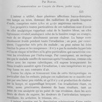0180 - Page 171 - Travaux originaux. Lumière froide. Quelques résultats thérapeutiques intéressants dus à une nouvelle sélection d’ondes longues par Barail
