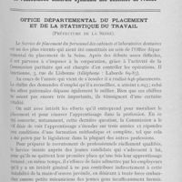 0314 - Page 305 - Bulletin de l'Association Générale Syndicale des Dentistes de France. Office départemental du placement et de la statistique du travail