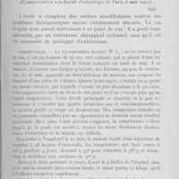 0438 - Page 429 - Travaux originaux. Ostéomyélite subaiguë de la région mentonnière par Armand Covo
