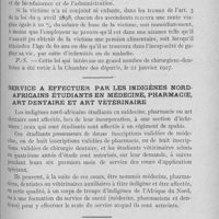 0712 - Page 697 - Bulletin de l'Association Générale Syndicale des Dentistes de France. Loi étendant la législation sur les accidents du travail au personnel médical des hôpitaux / Service à effectuer par les indigènes nord africains étudiants en médecine, pharmacie, dentaire et art vétérinaire / Médecin pharmaciens et dentistes auxiliaires incorporés en avril 1930