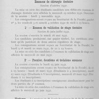 0717 - Page 702 - Nouvelles. Facilités données aux Médecins Praticiens en vue du Diagnostic et du traitement de la Syphilis chez les Malades de leur Clientèle / Examens de chirurgie dentaire. Session d'octobre 1930 / Mariages