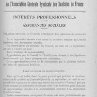 0780 - Page 763 - Bulletin de l’Association Générale Syndicale des Dentistes de France. Intérêts professionnels - Assurances sociales