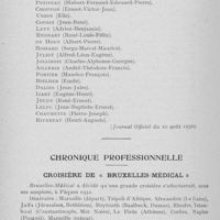 0795 - Page 778 - Bulletin de l’Association Générale Syndicale des Dentistes de France. Nomination de dentistes militaires / Chronique professionnelle. Croisière de « Bruxelles-médical »
