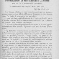 0814 - Page 797 - Travaux originaux. Considérations sur deux matières d’obturation : le néo-eldentog, l’acolite par le Dr J. Rosenthal
