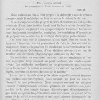 0896 - Page 877 - Travaux originaux. Impressions et observations d’un grand sinistré du rhino-pharynx par Georges André