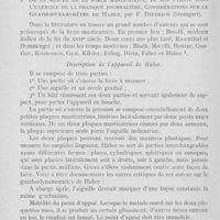 0901 - Page 882 - Revue des revues. Force de mastication. 1° De la mesure de la force masticatrice, de son utilité dans l’exercice de la pratique journalière. Considérations sur le Gnathodynamomètre de Haber, par F. Diedrich