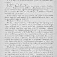 0919 - Page 900 - Sociétés scientifiques. Société d’odontologie de Paris. Reunion du 4 novembre 1930. La prothèse auriculaire par M. Le Dr Chenet / Deux cas de chirurgie buccale, par M. Hulin
