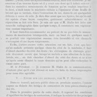 0921 - Page 902 - Sociétés scientifiques. Société d’odontologie de Paris. Reunion du 4 novembre 1930. Deux cas de chirurgie buccale, par M. Hulin / Etude sur les ancrages, par M. P. Housset