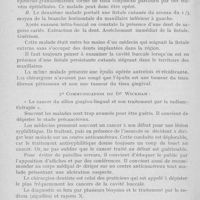 0927 - Page 908 - Sociétés scientifiques. Société d’odontologie de Paris. Séance du 2 décembre 1930 / Séance du 2 décembre 1930. 1. Présentation de malades par le Dr Roy / 2. Communication du Dr Wickham / 3. Communication de M. R. Fraenkel