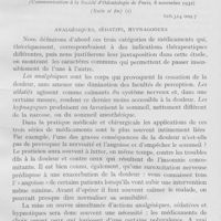 0010 - Page 7 - Travaux originaux. La thérapeutique de la douleur par le Dr Pierre Rolland (Suite et fin)