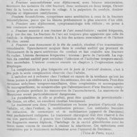 0116 - Page 107 - Revue analytique. Jean Bézier. — Les fractures du condyle du maxillaire inférieur. (Thèse de Paris, 1931) / Rossert — Le chlorure de calcium dans les hémorragies en art dentaire. (Journal de Médecine de Paris, 7 avril 1932)