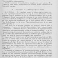 0128 - Page 119 - Sociétés scientifiques. Société d'odontologie de Paris. Réunion du 10 janvier 1933. Contribution à l’étude de la malformation ogivale de la voûte palatine, par M. Le Dr Stélios Spérantsas / Sociétés scientifiques. Société d'odontologie de Paris. Réunion du 10 janvier 1933. Incidents de la Pratique journalière