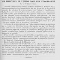 0713 - Page 691 - Revue des revues. Les injections de pectine dans les hémorragies par le Dr Destouches / Comment prévoir les radiosensibilités ? une enquête nécessaire et urgente par le Dr Foveau de Courmelles