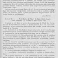 0807 - Page 785 - Bibliographie. Dr Boissier et P. Budin. — La prothèse Dentaire pratique / Robert Haye. — Contribution à l’étude de l’anesthésie locale. Thèse présentée à la Faculté de Médecine de Paris