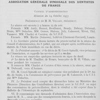 0814 - Page 792 - Bulletin de l’Association Générale Syndicale des Dentistes de France. Aide immédiate en cas de décès / Association générale syndicale des dentistes de France