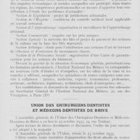 0898 - Page 876 - Bulletin de l'Association Générale Syndicale des Dentistes de France. La crise des métiers et les compétences professionnelles / Union des chirurgiens dentistes et médecins-dentistes de Brive