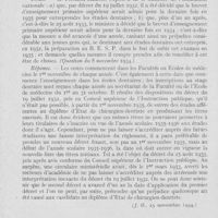 0079 - Page 74 - Bulletin de l'Association Générale Syndicale des Dentistes de France. Loi modifiant la loi du 16 mars 1882 sur l'administration de l'armée / Diplômés admis pour les études dentaires