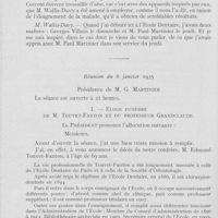 0125 - Page 118 - Sociétés scientifiques. Société d'odontologie de Paris. Réunion du 4 décembre 1934 (Suite). Résultats d'un traitement orthodontique, par R. Wallis-Davy / Réunion du 8 janvier 1935. Eloge funèbre de M. Touvet-Fanton et du professeur Grandclaude