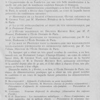 0136 - Page 129 - Sociétés scientifiques. Société d'odontologie de Paris. Réunion du 8 janvier 1935. Cinquantenaire de la Société d’Odontologie / Cinquantenaire de la société d'odontologie de Paris