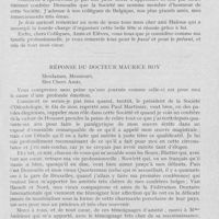 0250 - Page 241 - Le banquet du cinquantenaire (Samedi soir, 2 février 1935). Discours de M. A. L. C. Van Hasselt / Le banquet du cinquantenaire (Samedi soir, 2 février 1935). Réponse de M. George Viau / Le banquet du cinquantenaire (Samedi soir, 2 février 1935). Réponse du docteur Maurice Roy