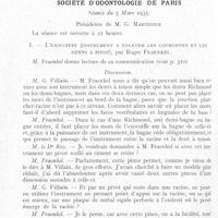 0327 - Page 318 - Sociétés scientifiques. Société d’odontologie de Paris. Séance du 5 mars 1935. L’exocoiffe (Instrument à enlever les couronnes et les dents à pivot), par Roger Fraenkel