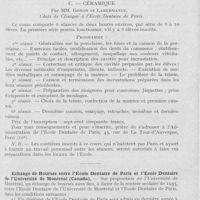 0430 - Page 417 - Nouvelles. Cours de Perfectionnement de l’école Dentaire de Paris (Ouverts aux praticiens seulement) / Echange de Bourses entre l'école Dentaire de Paris et l'école Dentaire de l'Université de Montréal (Canada)