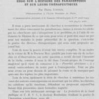 0717 - Page 698 - Travaux originaux. Essai sur l'histoire des paradentoses et sur leurs thérapeutiques par Pierre Loisier