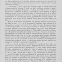 0880 - Page 859 - Réunions et congrès. Ive réunion de l'arpa internationale (Association pour les recherches sur la pyorrhée alvéolaire). Budapest, 17, 18 et 19 septembre 1935. Séances scientifiques. Jaccard RenéA prorpos du dernier travail de Beks et Wainwright sur la salive