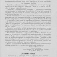 0898 - Page 877 - Bulletin de l'Association Générale Syndicale des Dentistes de France. Bénéfices des professions non commerciales / Jurisprudence